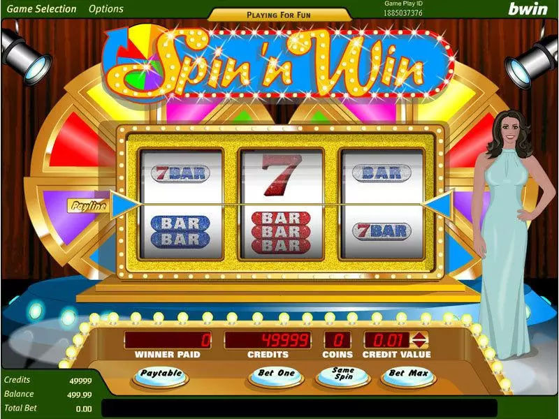Spin 'N' Win Fun Slot Game made by Amaya with 3 Reel and 1 Line