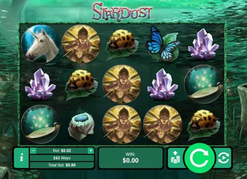 Stardust Fun Slot Game made by RTG with 5 Reel and 243 Line