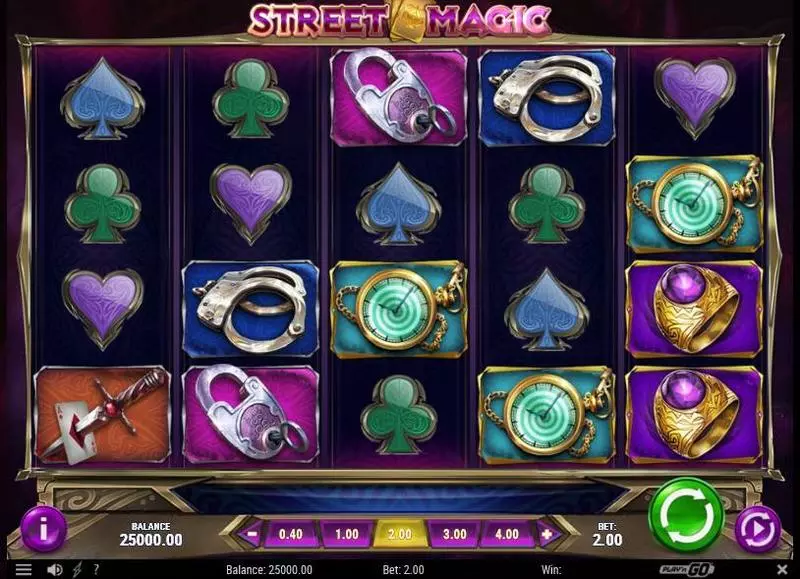 Street Magic Fun Slot Game made by Play'n GO with 5 Reel and 20 Line