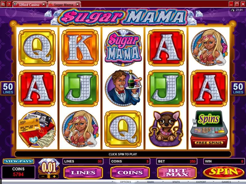 Sugar Mama Fun Slot Game made by Microgaming with 5 Reel and 50 Line