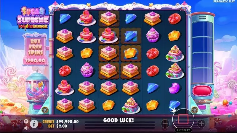 Sugar Supreme Powernudge Fun Slot Game made by Pragmatic Play with 6 Reel 