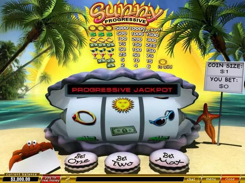 Sunny Fun Slot Game made by PlayTech with 3 Reel and 1 Line