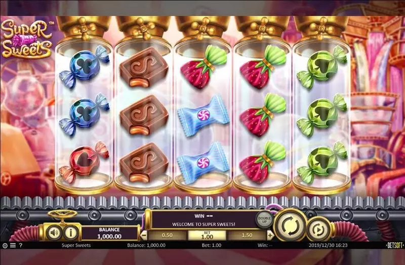 Super sweets Fun Slot Game made by BetSoft with 5 Reel and 10 Line