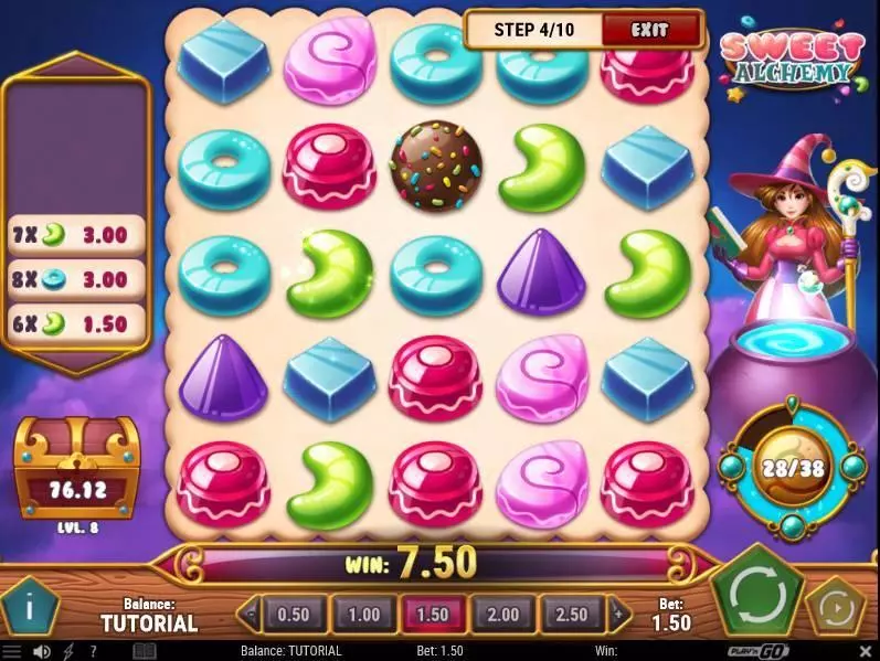 Sweet Alchemy Fun Slot Game made by Play'n GO with 5 Reel 