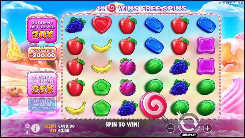 Sweet Bonanza Fun Slot Game made by Pragmatic Play with 6 Reel 