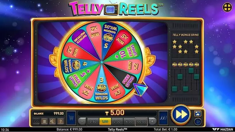 Telly Reels Fun Slot Game made by Wazdan with 5 Reel and 20 Line