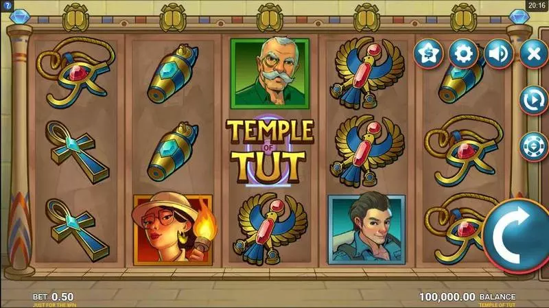 Temple Tut Fun Slot Game made by Microgaming with 5 Reel and 10 Line