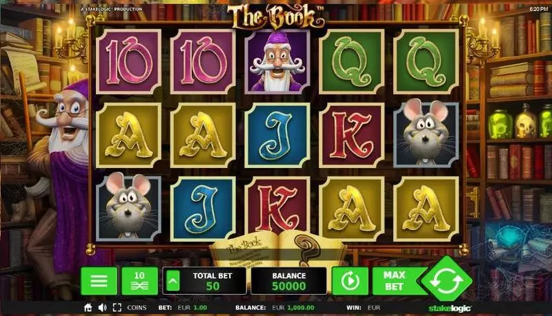 The Book Fun Slot Game made by StakeLogic with 5 Reel and 10 Line