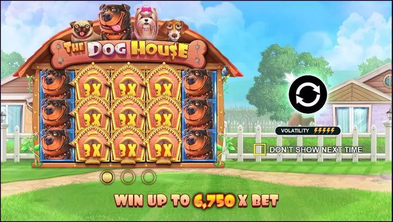 The Dog House Fun Slot Game made by Pragmatic Play with 5 Reel and 20 Line