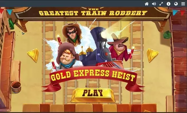 The Greatest Train Robbery Fun Slot Game made by Red Tiger Gaming with 5 Reel and 40 Line