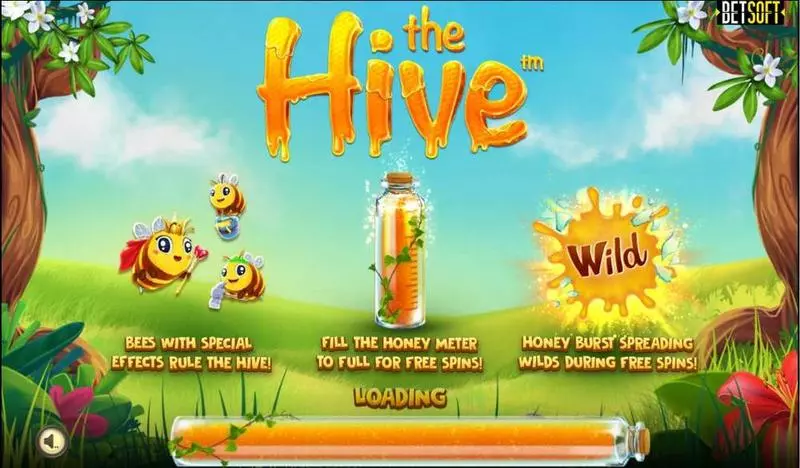 The Hive Fun Slot Game made by BetSoft with 5 Reel and 30 Line