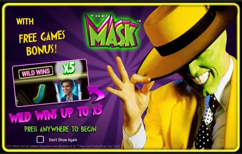 The Mask Fun Slot Game made by NextGen Gaming with 5 Reel and 20 Line