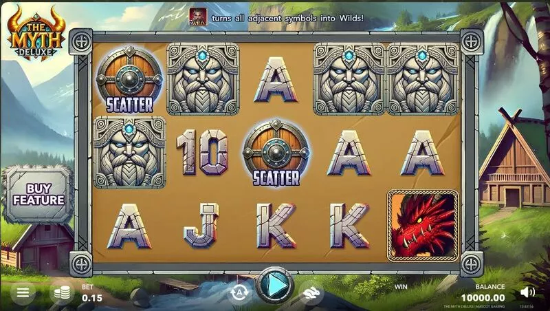 The Myth Deluxe Fun Slot Game made by Mascot Gaming with 5 Reel and 15 Line