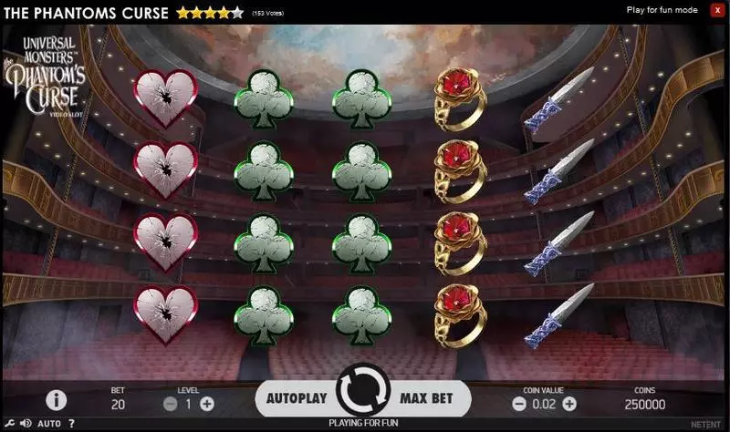 The Phantoms Curse Fun Slot Game made by NetEnt with 5 Reel and 40 Line