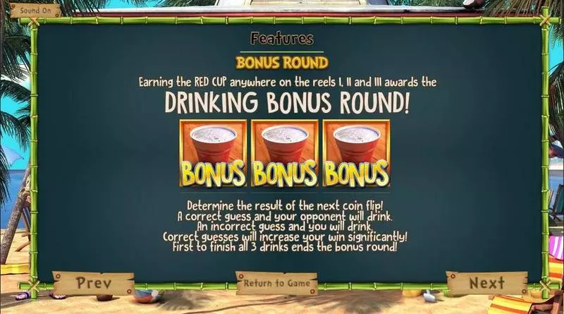 The Tipsy Tourist Fun Slot Game made by BetSoft with 5 Reel and 20 Line
