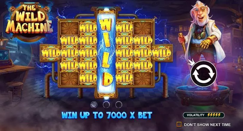 The Wild Machine Fun Slot Game made by Pragmatic Play with 5 Reel and 40 Line
