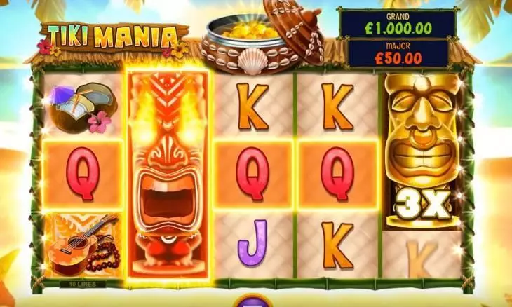 Tiki Mania Fun Slot Game made by Microgaming with 5 Reel and 10 Line