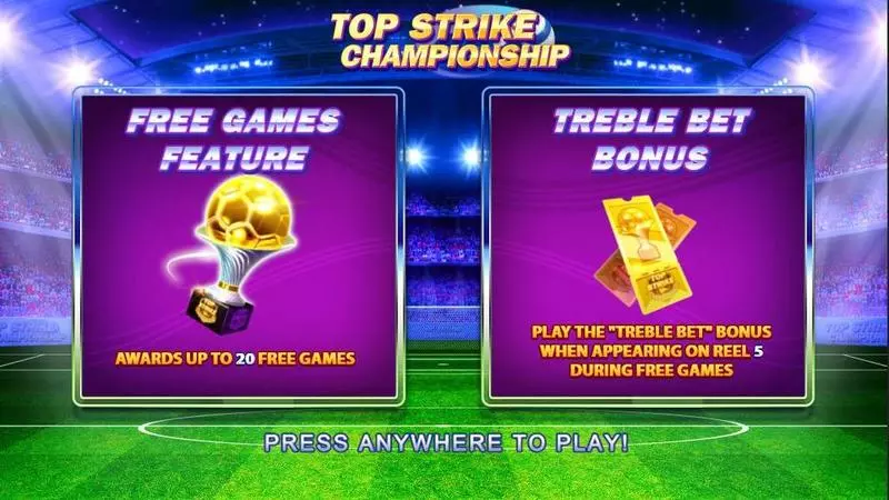 Top Strike Championship Fun Slot Game made by NextGen Gaming with 5 Reel and 20 Line