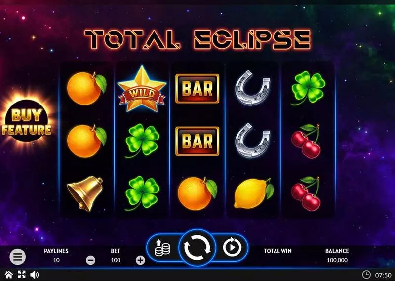 Total Eclipse Fun Slot Game made by Apparat Gaming with 5 Reel and 10 Line