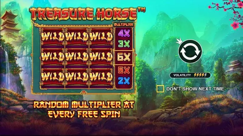 Treasure Horse Fun Slot Game made by Pragmatic Play with 3 Reel and 18 Line