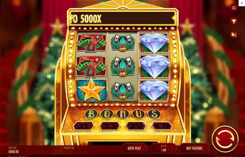 Triple Christmas Gold Fun Slot Game made by Thunderkick with 3 Reel and 27 Line