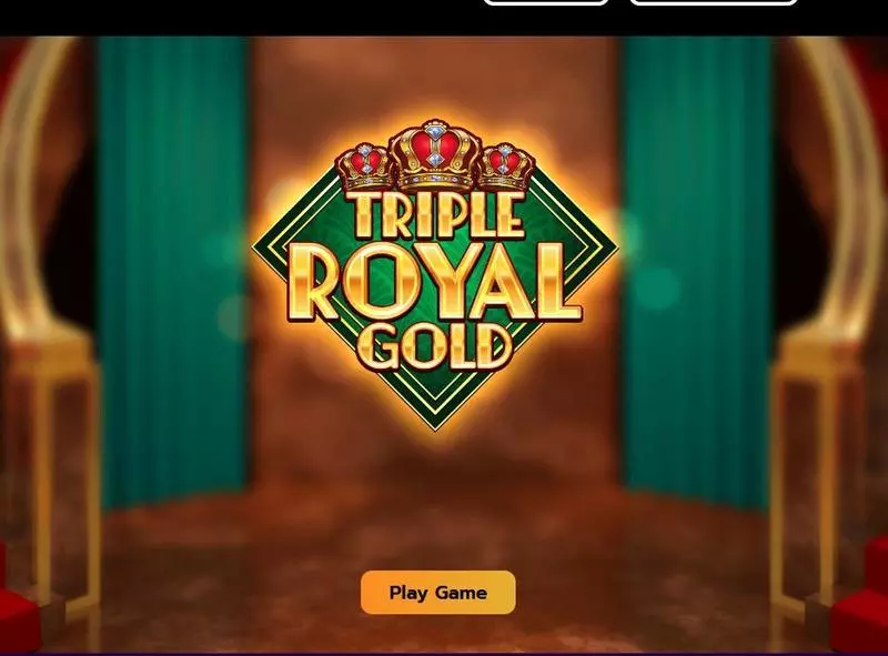 Triple Royal Gold Fun Slot Game made by Thunderkick with 3 Reel and 27 Line