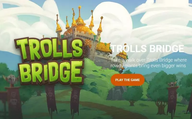 Trolls Bridge Fun Slot Game made by Yggdrasil with 5 Reel and 20 Line