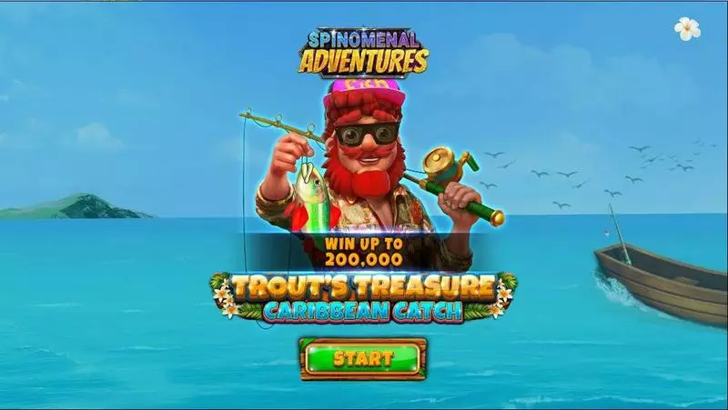 Trout’s Treasure – Caribbean Catch Fun Slot Game made by Spinomenal with 5 Reel and 10 Line