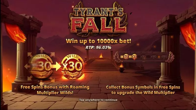 Tyrant's Fall  Fun Slot Game made by Slotmill with 5 Reel and 20 Line