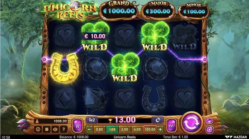 Unicorn Reels Fun Slot Game made by Wazdan with 5 Reel and 10 Line