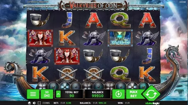 Valkyries of Odin Fun Slot Game made by StakeLogic with 5 Reel and 30 Line