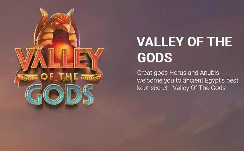 Valley Of The Gods Fun Slot Game made by Yggdrasil with 5 Reel and 3125 Way