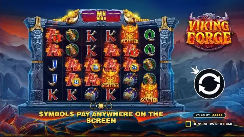 Viking Forge Fun Slot Game made by Pragmatic Play with 6 Reel 