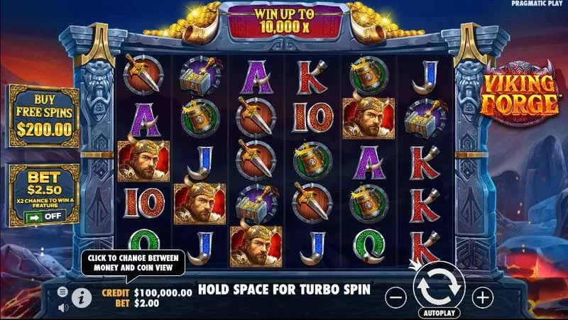 Viking Forge Fun Slot Game made by Pragmatic Play with 6 Reel 
