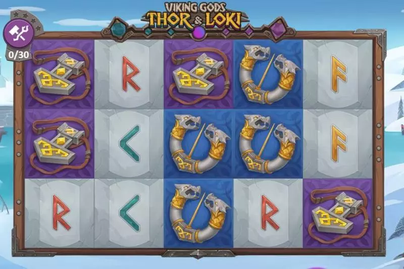 Viking Gods: Thor and Loki Fun Slot Game made by Playson with 5 Reel and 15 Line
