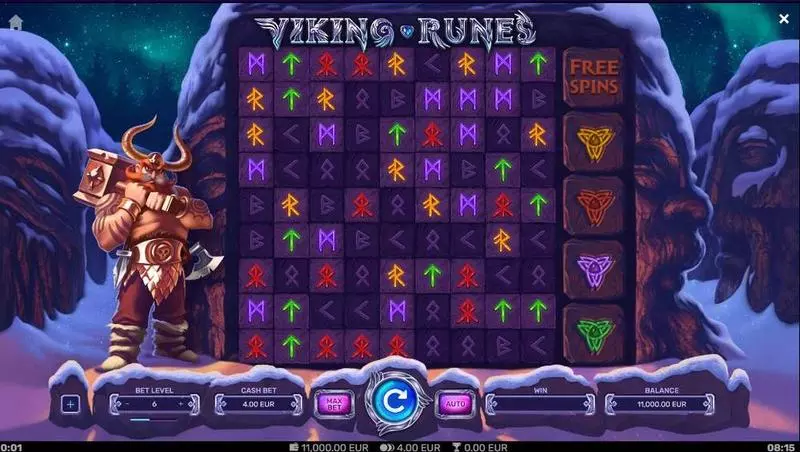 Viking Runes Fun Slot Game made by Yggdrasil with 9 Reel 