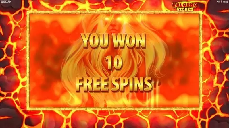 Volcano Riches Fun Slot Game made by Quickspin with 5 Reel and 40 Line