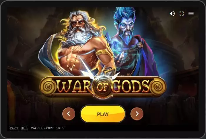 War of Gods Fun Slot Game made by Red Tiger Gaming with 5 Reel and 60 Line