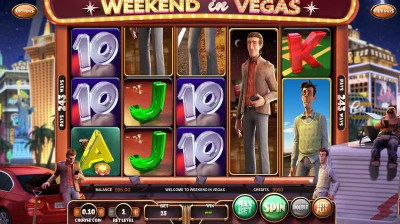 Weekend in Vegas Fun Slot Game made by BetSoft  and 25 Line