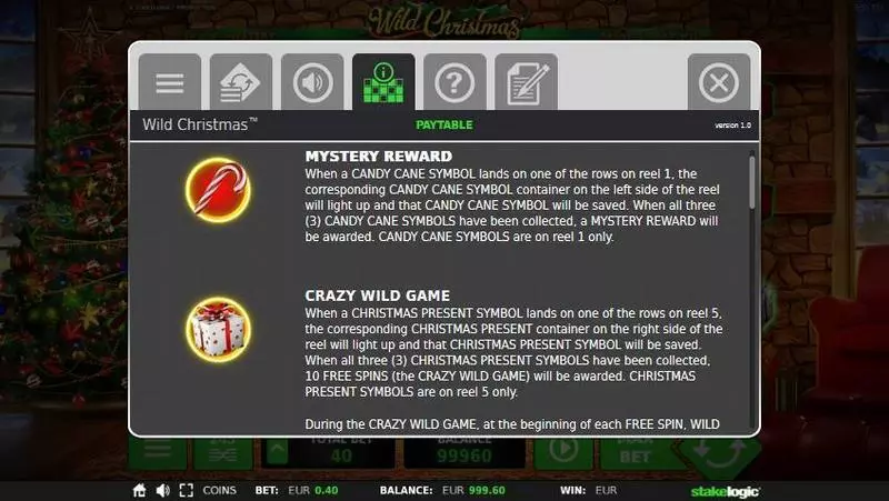 Wild Christmas Fun Slot Game made by StakeLogic with 5 Reel and 243 Line