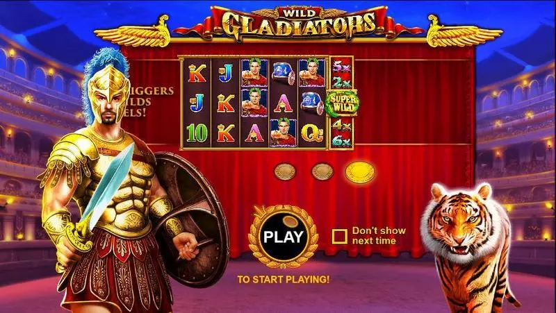 Wild Gladiators Fun Slot Game made by Pragmatic Play with 5 Reel and 25 Line