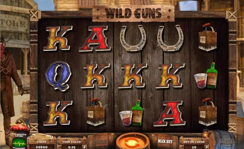 Wild Guns Fun Slot Game made by Wazdan with 5 Reel 