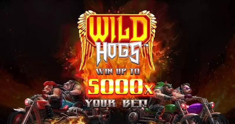 Wild Hogs Fun Slot Game made by StakeLogic with 6 Reel and 4096
