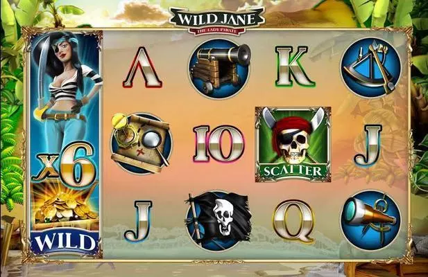 Wild Jane, the Lady Pirate Fun Slot Game made by Leander Games with 5 Reel and 20 Line