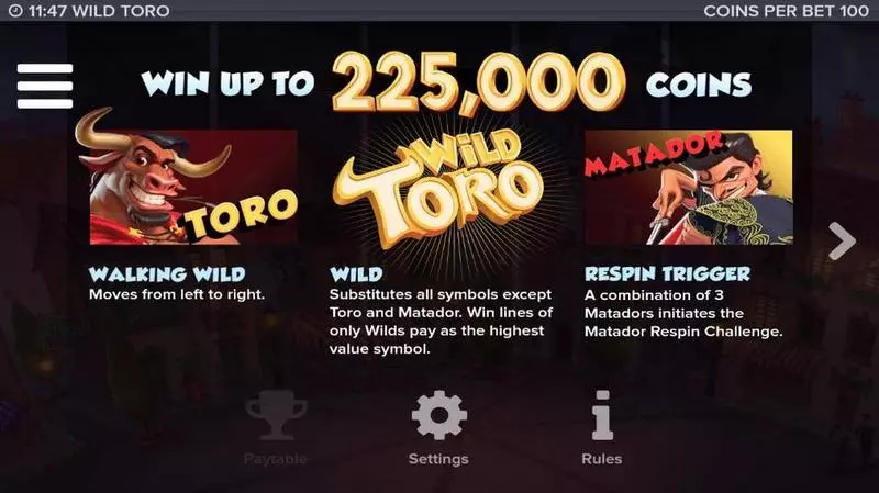 Wild Toro Fun Slot Game made by Elk Studios with 5 Reel and 178 Line