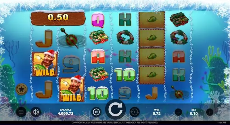 Wild Wild Bass 2 Xmas Special Fun Slot Game made by StakeLogic with 6 Reel and 2034 Ways
