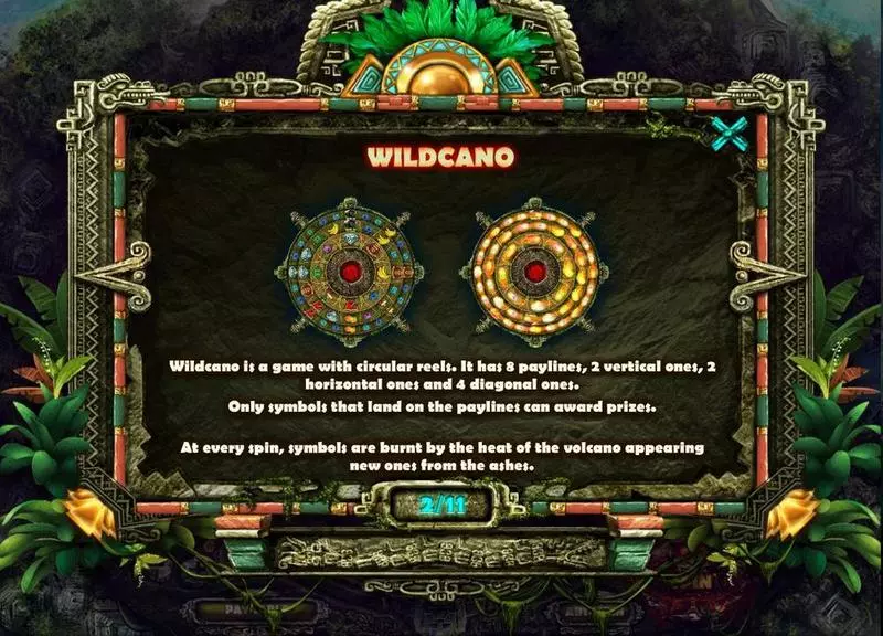 Wildcano Fun Slot Game made by Red Rake Gaming with 3 Reel and 8 Line