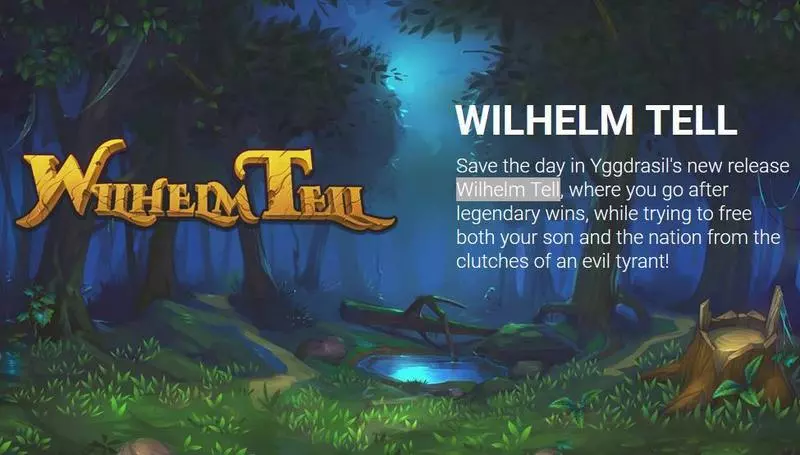 Wilhelm Tell Fun Slot Game made by Yggdrasil with 5 Reel and 20 Line