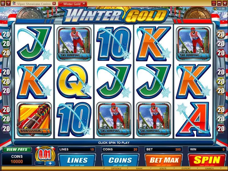 Winter Gold Fun Slot Game made by Microgaming with 5 Reel and 15 Line