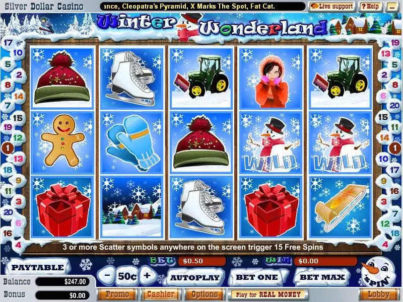 Winter Wonderland Fun Slot Game made by WGS Technology with 5 Reel and 20 Line